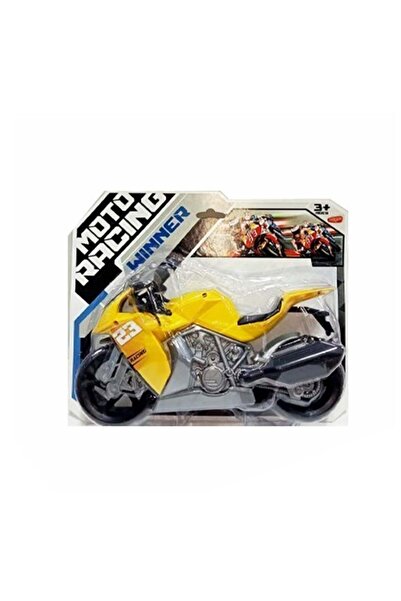 HOT WHEELS Oyuncak Yarış Motorsikleti Sarı