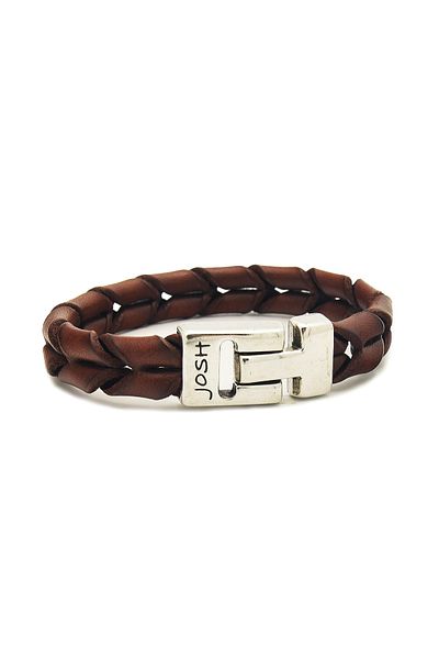 Josh Lederarmband 09284-bra-s/cognac
