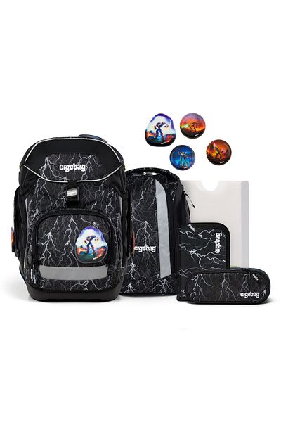 Ergobag Pack Schulranzen-Set 6tlg. inkl. Klettie-Set