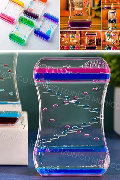 Munico Creatived Damlayan Yağ Kum Saati Kaygı Giderici Oyuncak Sıvı Kabarcık ...