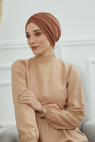 Aisha's Design بونيه قطن ممشط موديل B-20