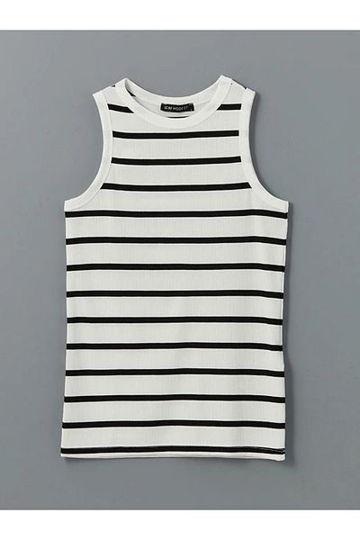 LC Waikiki Lcw Modest Crew Neck Striped Women's Athlete
