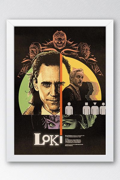 Saturn Pictură înrămată Loki - Pictură poster din seria Marvel