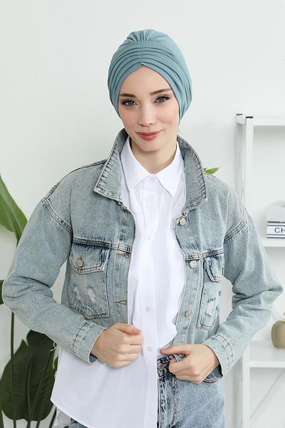Aisha's Design موديل B-13 بونيم قطن ممشط مطوي