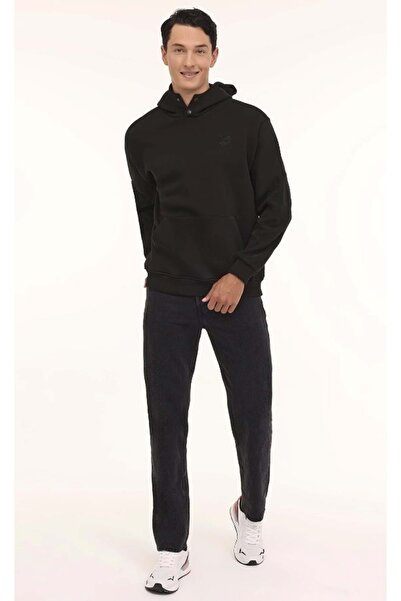 Lotto M-Angulo Hoodie Men's Sweatshirt Black