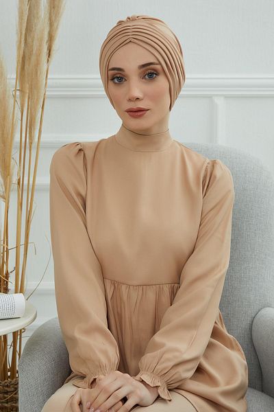 Aisha's Design موديل B-13 بونيم قطن ممشط مطوي