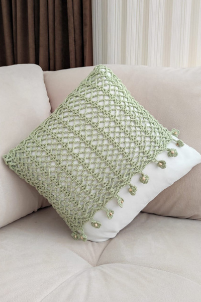 nftart.design وسادة مزخرفة مصنوعة يدويًا وغطاء وسادة مصنوع يدويًا مع غطاء من ...