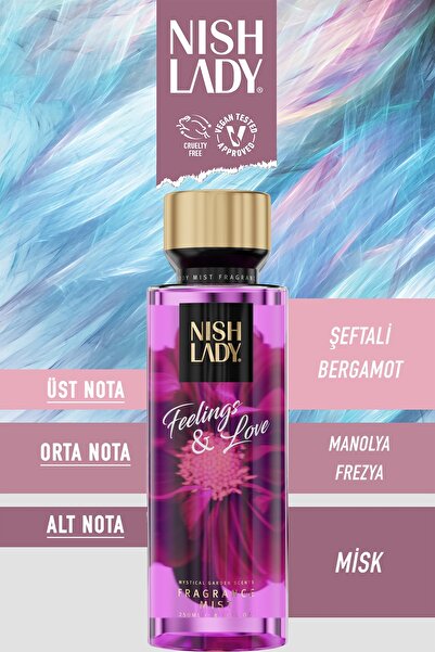 NISHLADY Feelıngs & Love Vücut Spreyi 260 ml