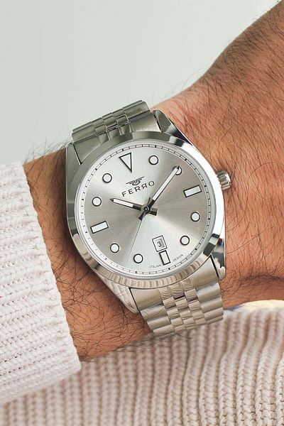 FERRO F11567A Men's Watch with Steel Band