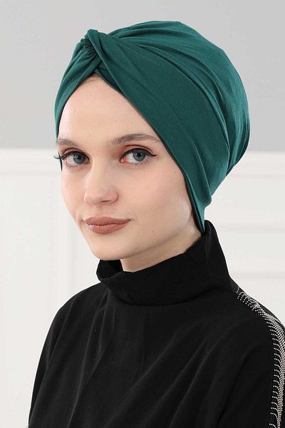 Aisha's Design بونيه من القطن الممشط - موديل B-4