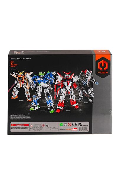 CPU ELEKTRONİK Nessiworld 6821 Imm Warrior Robot Block Set 833 Pieces