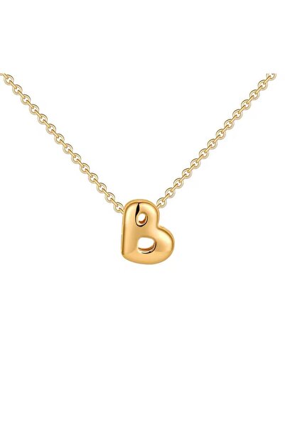 Karem Jewellery Minik Balon Harf Kolye 14k Gold Kaplam Kadın Aksesuar Hediye ...