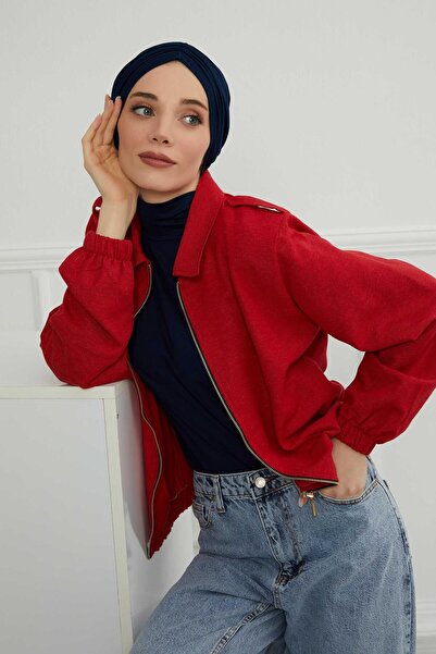 Aisha's Design Combed Cotton Bone,B-20,Navy Blue