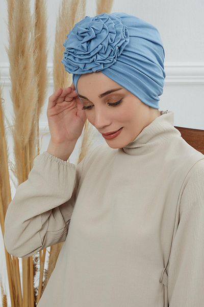 Aisha's Design Rose Combed Cotton Bonnet - B-21 Model