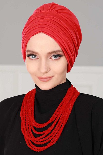 Aisha's Design موديل B-13 بونيم قطن ممشط مطوي