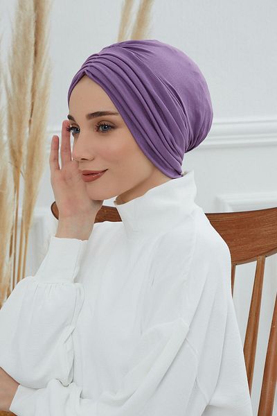 Aisha's Design موديل B-13 بونيم قطن ممشط مطوي
