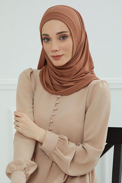 Aisha's Design شال قطن ممشط عملي - موديل Ps-16