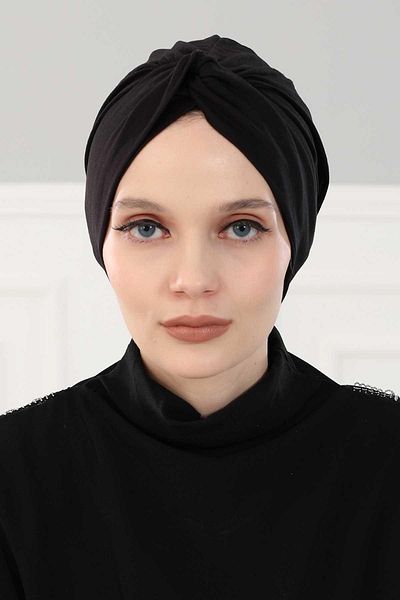 Aisha's Design بونيه من القطن الممشط - موديل B-4