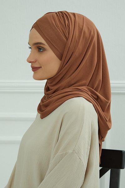 Aisha's Design شال قطني ممشط عملي برباط أمامي، cps-45، cps-45