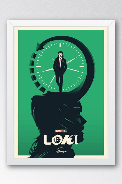Saturn Pictură înrămată Loki - Pictură poster din seria Marvel