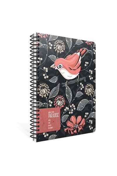 Gıpta Paradise Spiral Hard Cover 17X24 120P.Line Notebook