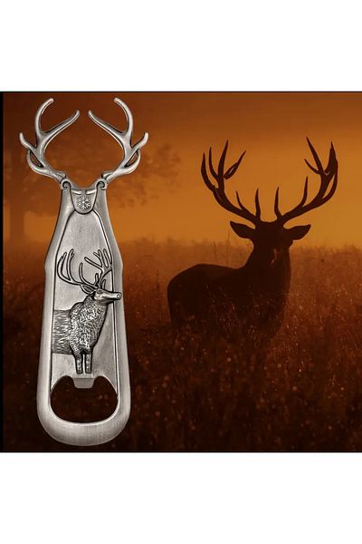 Purple Adv Deer Steel Bottle Opener