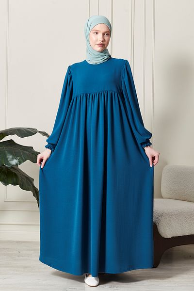 fistan Φόρεμα Hijab με μανίκια από ύφασμα Aerobin - Prayer, Umrah Collar Mother Dress