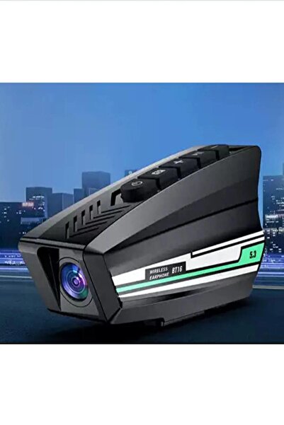 PREPARE 1080P Kameralı Wifi Kask Kulaklık 2000 mAh Su Geçirmez Bluetooth 5.3 Arka Uyarı Işıklı