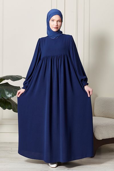 fistan Φόρεμα Hijab με μανίκια από ύφασμα Aerobin - Prayer, Umrah Collar Mother Dress