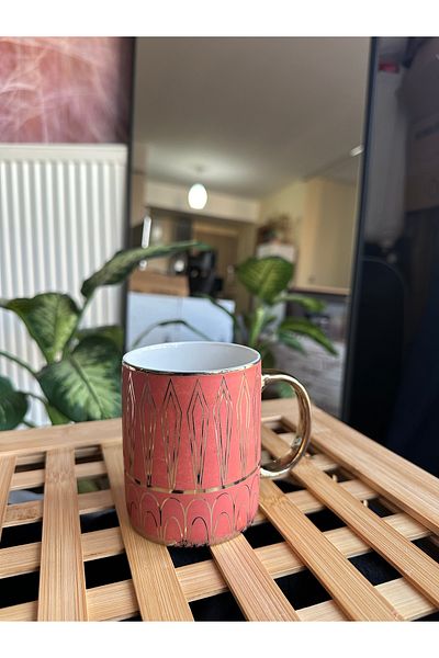 Kalya Concept Kly-Aura Ceramic Mug - Stylish Elegant Luxury Cup (10X8 cm)