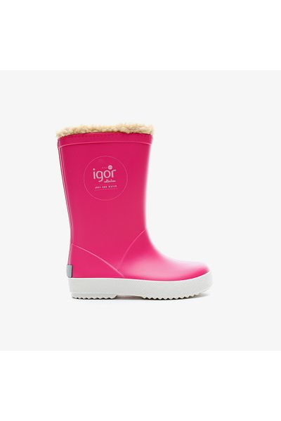 IGOR Model W10207 Dětské chlupaté boty do deště - Splash Nautico Borreguito