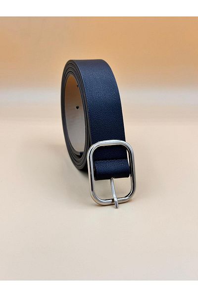 MODAM HİFA Square Ovar Buckle ασημί Γυναικεία ζώνη παντελονιού Ζώνη φόρεμα Ζώνη πουκάμισο Ζώνη παλτό