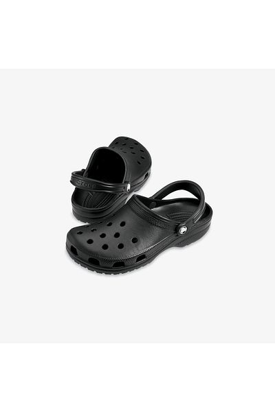 Crocs Saboți negri pentru copii