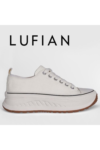 Lufian 121230006 Shay Sneakers Unisex Leather Sports Shoes White
