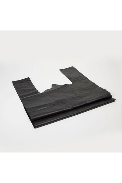 YOK YOK AMBALAJ Black Large Size Bulk Bag 1 Kg 38x75cm