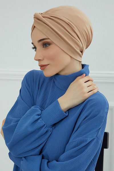 Aisha's Design بونيه من القطن الممشط - موديل B-4