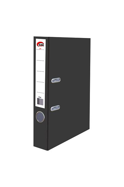 ELBA Black Narrow Plastic Office Folder
