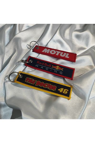 CEBECİOTO 3-Pack Woven Auto-Moto Keychain - Engine & Car Accessory Motul-Red-The Doctor