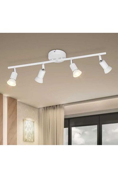 demet habek mylights Mylights White 4 Led Spotlights Quad Led Chandelier Led Spot Moving Chandelier Led Bulb