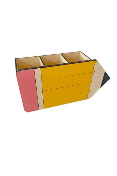 Lucena Pen Shaped Wooden Pen Holder