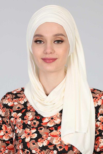 Aisha's Design شال قطني ممشط بونيلي - برباط، bt-1