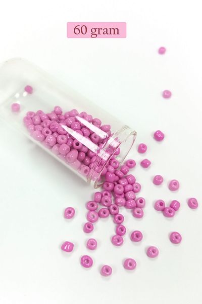 Royaleks 4 mm Cast Glass Sand Beads - 60 Grams Large Size - Purple Bnc121