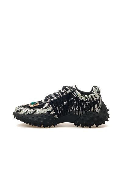 Guja Women's Sneakers with Stone Detail - Casual Shoes, Black, 25Y338 Z