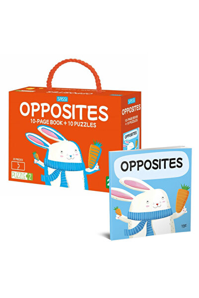 Sassi Junior Puzzle de potrivire bilaterală - Contrarii