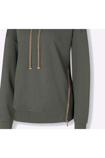 Bulalgiy BULALGİY Kadın Haki Sweatshirt - BGA856951