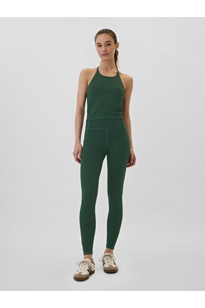 GAP Kadın Koyu Yeşil GapFit Studio Uzun Kesim Spor Sütyeni
