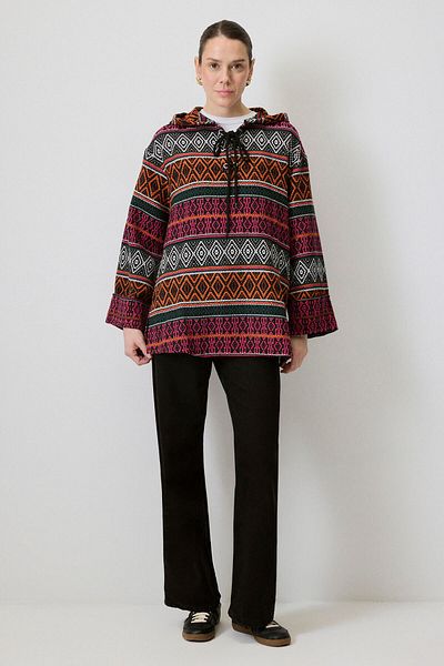 Touché Privé Ethnic Patterned Sweatshirt