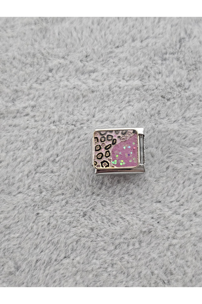 SiestaAccessories Italian Name Leopard Print Bracelet Charm