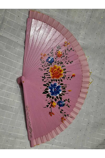 asya stil Çift Taraflı Ahşap Yelpaze Hediye