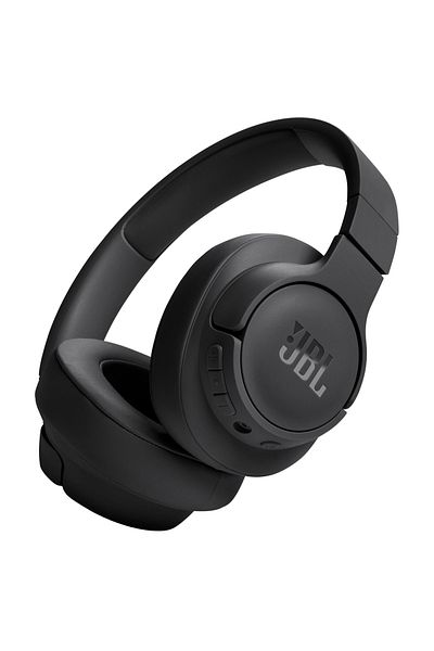 JBL سماعات أذن بلوتوث لاسلكية Tune T720bt باللون الأسود